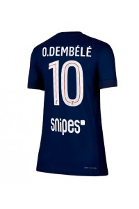 Paris Saint-Germain Ousmane Dembele #10 Voetbaltruitje Thuis tenue Dames 2025-26 Korte Mouw